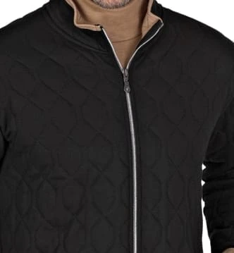 TRIGEMA Comfort Fit Herren Steppjacke Stehkragen Schwarz 2 TRIGEMA Comfort Fit Herren Steppjacke Stehkragen Schwarz – Bild 2