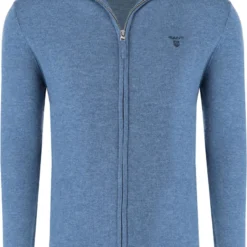 GANT Regular Fit CardiganZip Blau