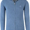 GANT Regular Fit Herren Strickjacke Zip Jeans
