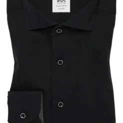 ETERNA Slim Fit Hemd Anthrazit, Einfarbig