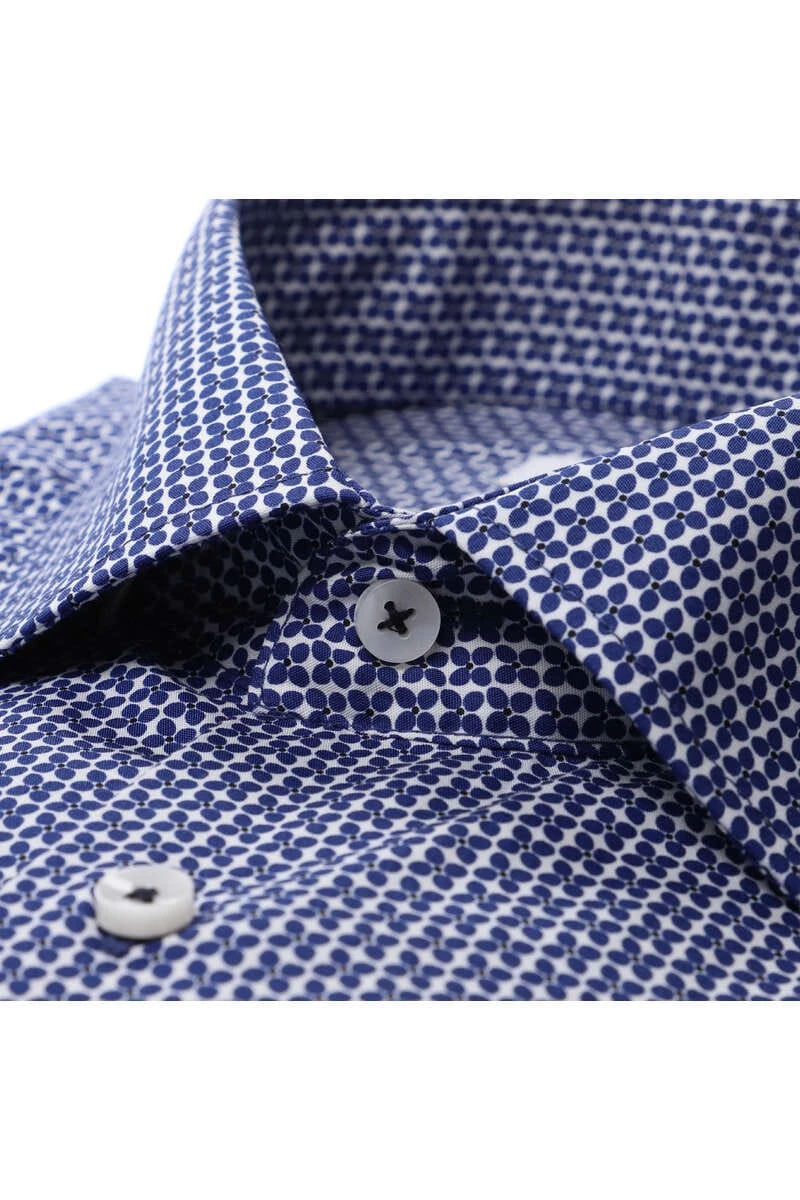 Seidensticker Shaped Hemd Mittelblau, Gemustert 2 Seidensticker Shaped Hemd Mittelblau, Gemustert – Bild 2