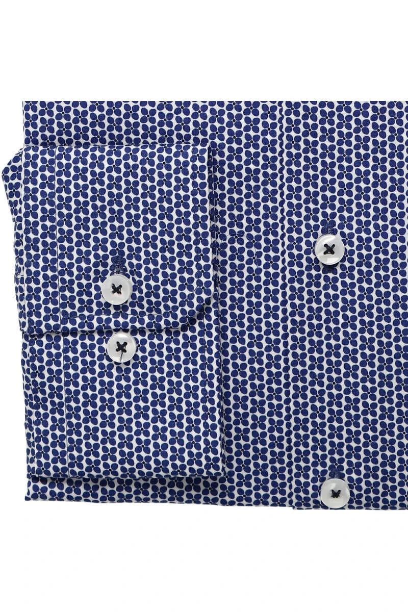 Seidensticker Shaped Hemd Mittelblau, Gemustert 3 Seidensticker Shaped Hemd Mittelblau, Gemustert – Bild 3