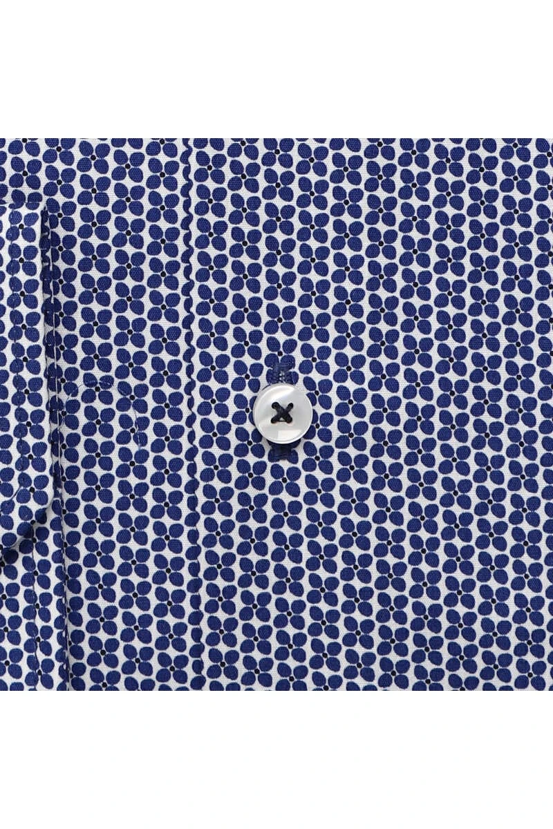 Seidensticker Shaped Hemd Mittelblau, Gemustert 4 Seidensticker Shaped Hemd Mittelblau, Gemustert – Bild 4