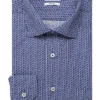 Seidensticker Shaped Hemd Mittelblau, Gemustert