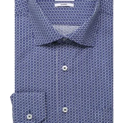 Seidensticker Shaped Hemd Mittelblau, Gemustert