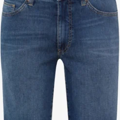 Brax Casual Regular Fit Five-Pocket Kurze Jeans Dunkelblau-used