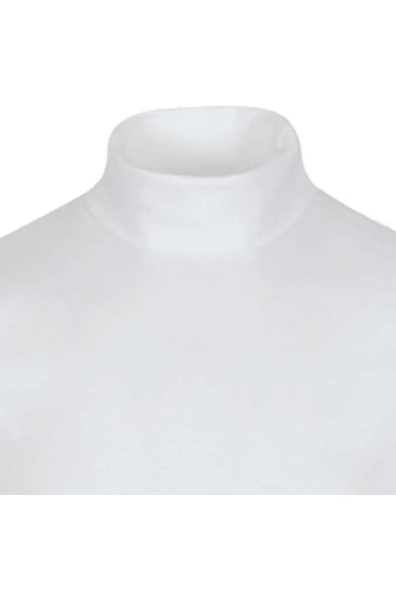 TRIGEMA Comfort Fit Herren Rollkragenpullover Weiss 2 TRIGEMA Comfort Fit Herren Rollkragenpullover Weiss – Bild 2