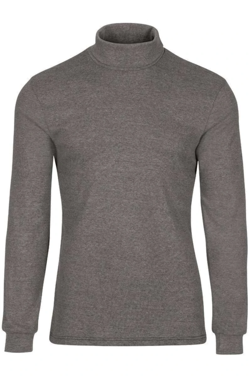 TRIGEMA Comfort Fit Herren Rollkragenpullover Taupe 1 TRIGEMA Comfort Fit Herren Rollkragenpullover Taupe