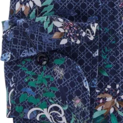 OLYMP SIGNATURE Tailored Fit Hemd Dunkelblau/grün, Gemustert 6 OLYMP SIGNATURE Tailored Fit Hemd Dunkelblau/grün, Gemustert -Angebote Pierre Cardin Store 8508 34 14 3 800