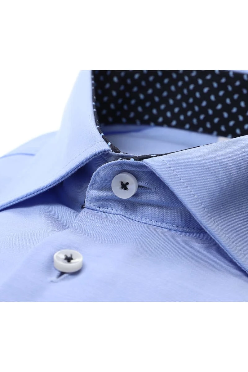 Seidensticker X-Slim Hemd Hellblau, Einfarbig 2 Seidensticker X-Slim Hemd Hellblau, Einfarbig – Bild 2