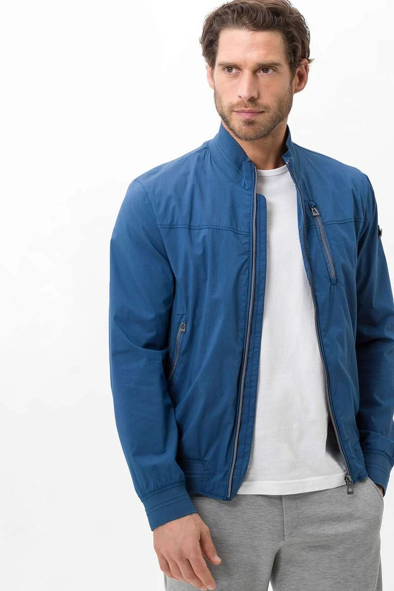 Brax Normal Fit Herren Übergangsjacke Indigo 4 Brax Normal Fit Herren Übergangsjacke Indigo – Bild 4