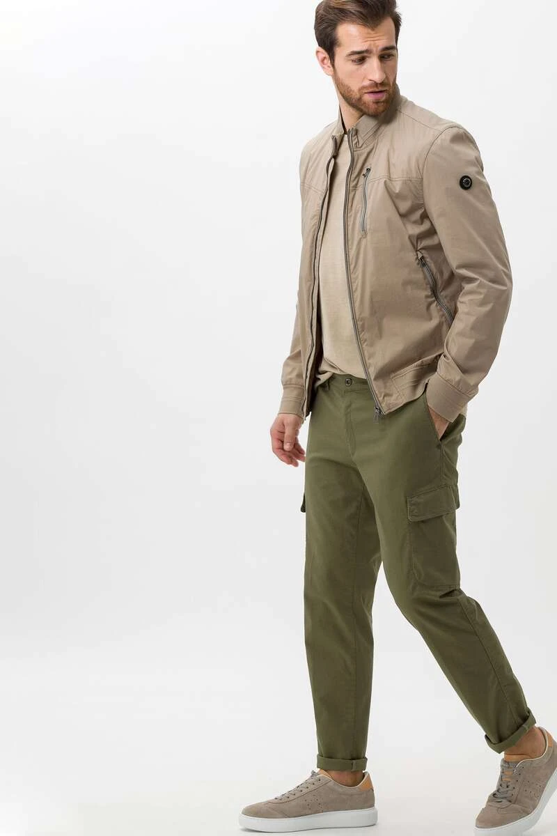 Brax Normal Fit Herren Übergangsjacke Braun 3 Brax Normal Fit Herren Übergangsjacke Braun – Bild 3