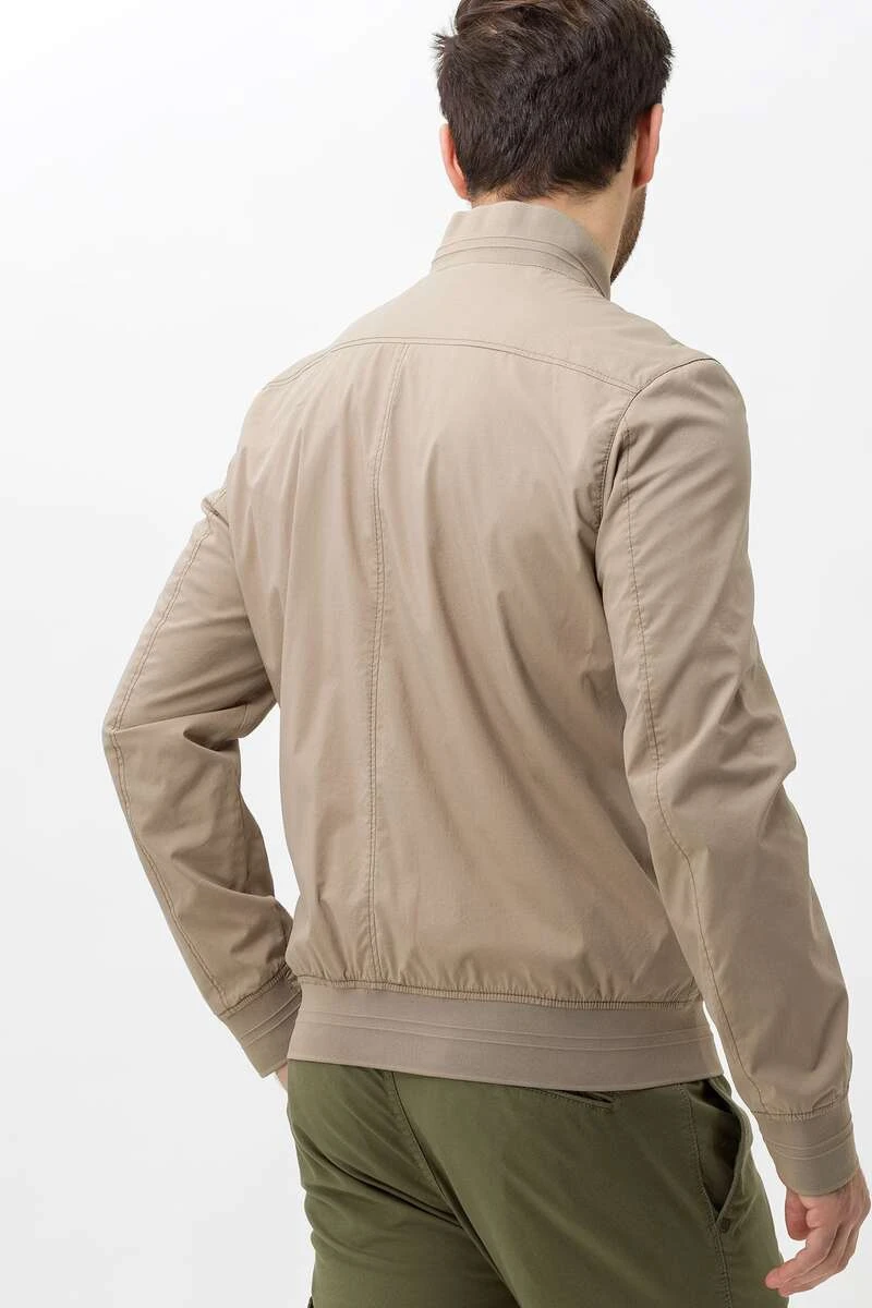 Brax Normal Fit Herren Übergangsjacke Braun 5 Brax Normal Fit Herren Übergangsjacke Braun – Bild 5