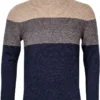 Baileys Tailored Fit Herren Rollkragenpullover Braun/blau