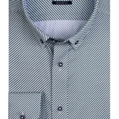 Giordano Modern Fit Hemd Grün, Gemustert