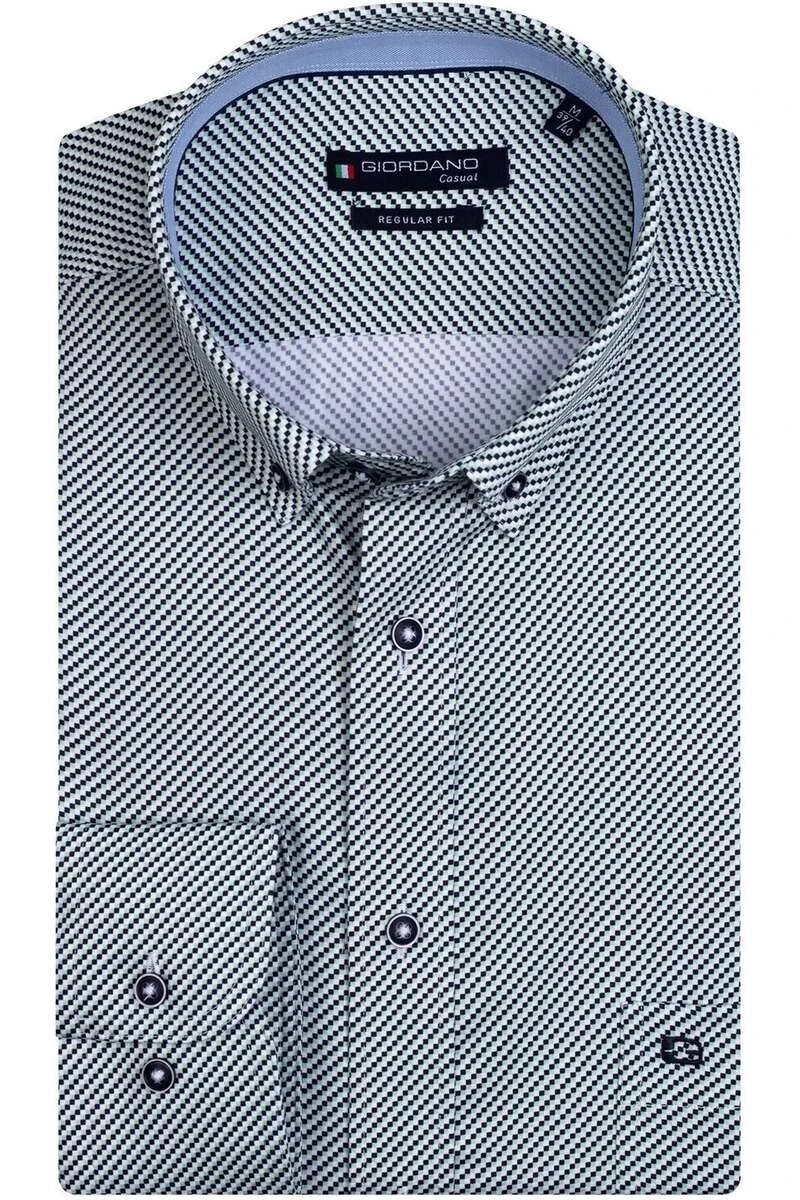 Giordano Modern Fit Hemd Grün, Gemustert 1 Giordano Modern Fit Hemd Grün, Gemustert