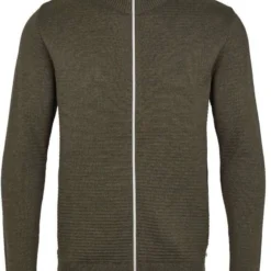 Kronstadt Regular Fit CardiganZip Dunkelgrün
