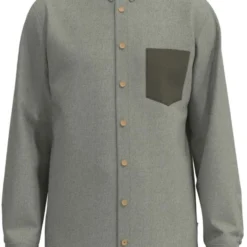 Kronstadt Regular Fit Flanellhemd Grün, Einfarbig