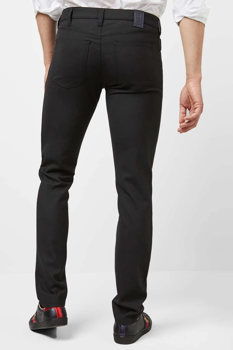 Meyer M5 Regular Fit Five-Pocket Herren Jeans Schwarz 2 Meyer M5 Regular Fit Five-Pocket Herren Jeans Schwarz – Bild 2