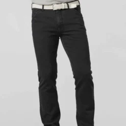 Meyer Modern Fit Five-Pocket Herren Jeans Schwarz