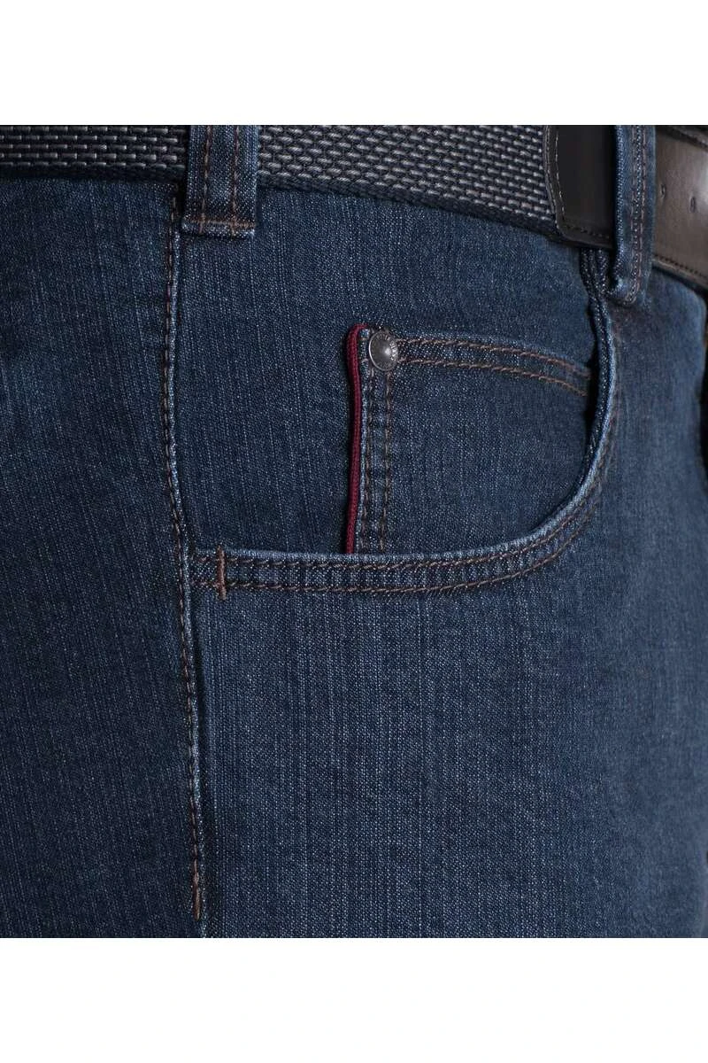 Meyer Regular Fit Herren Jeans Blau 4 Meyer Regular Fit Herren Jeans Blau – Bild 4