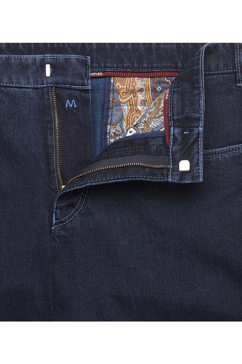Meyer Casual Regular Fit Herren Jeans Dunkelblau 5 Meyer Casual Regular Fit Herren Jeans Dunkelblau – Bild 5