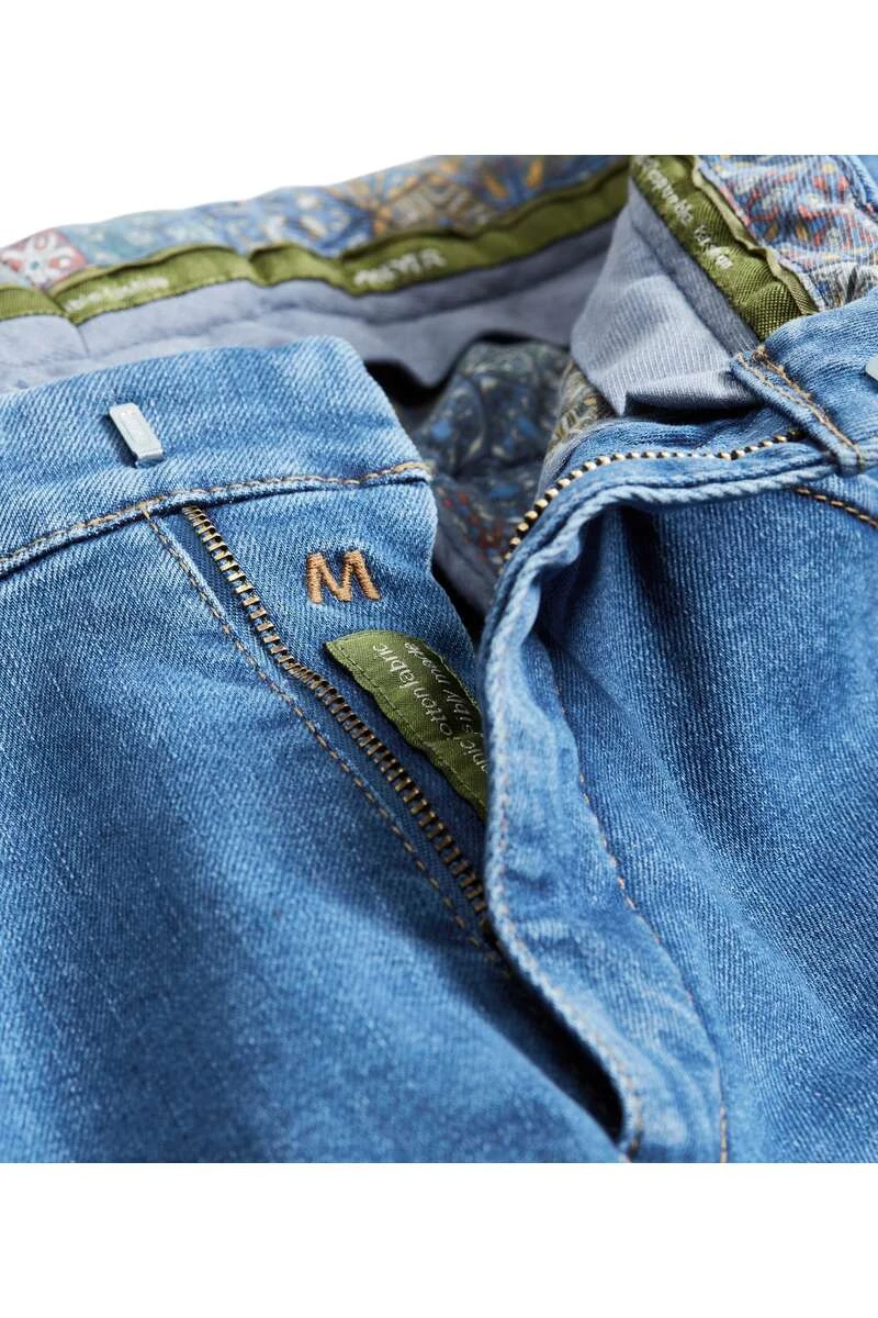 Meyer Slim Fit Five-Pocket Herren Jeans Blau 5 Meyer Slim Fit Five-Pocket Herren Jeans Blau – Bild 5