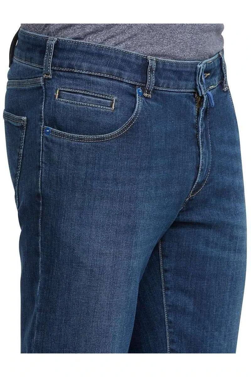 Meyer M5 Regular Fit Five-Pocket Herren Jeans Blau 3 Meyer M5 Regular Fit Five-Pocket Herren Jeans Blau – Bild 3
