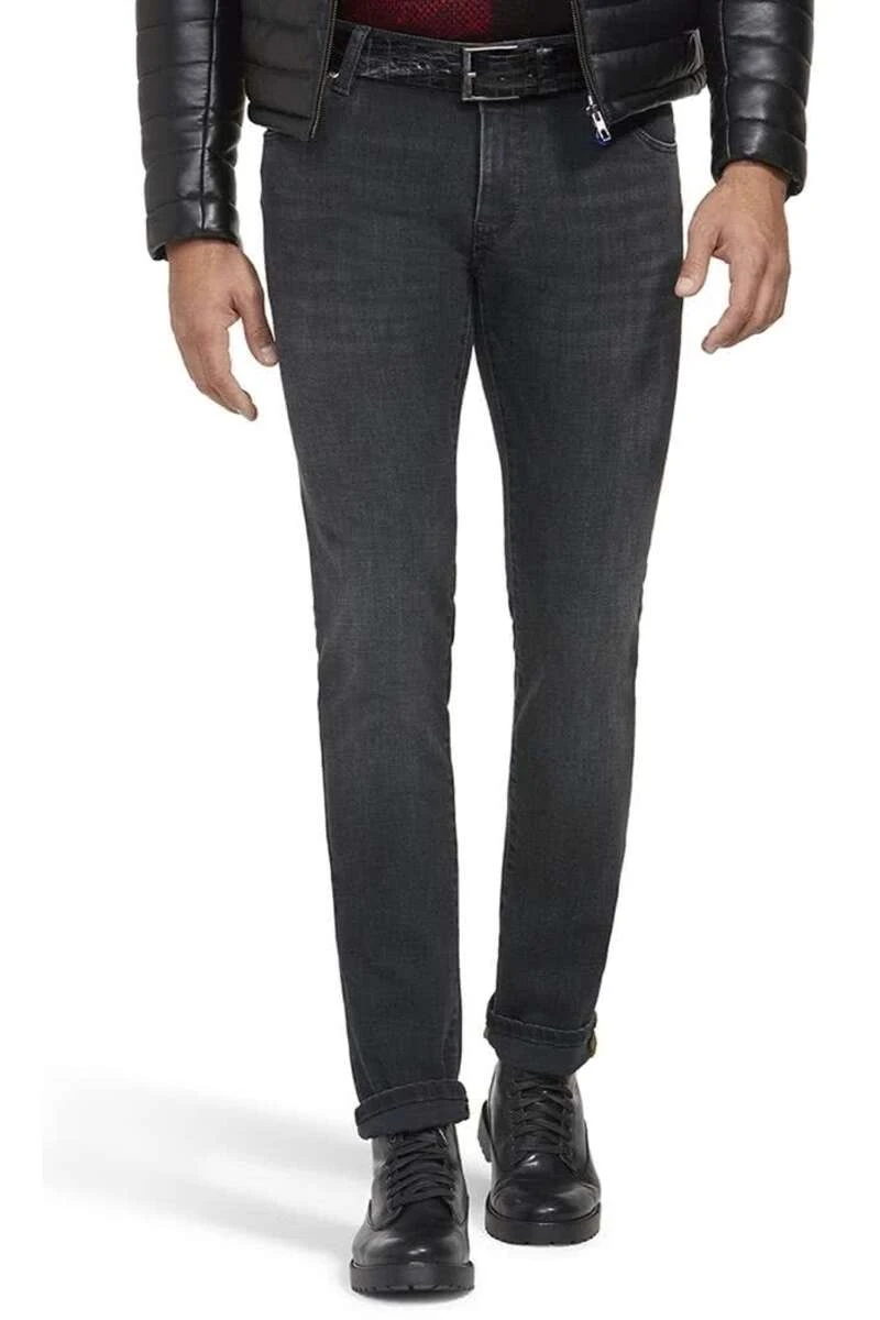 Meyer M5 Slim Fit Five-Pocket Herren Jeans Dunkelgrau 1 Meyer M5 Slim Fit Five-Pocket Herren Jeans Dunkelgrau