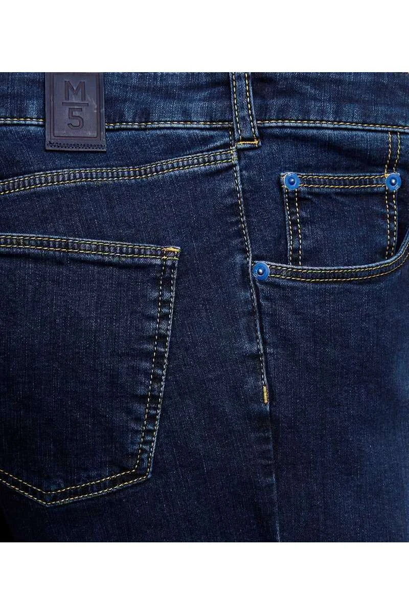 Meyer M5 Super Slim Five-Pocket Herren Jeans Blau 5 Meyer M5 Super Slim Five-Pocket Herren Jeans Blau – Bild 5
