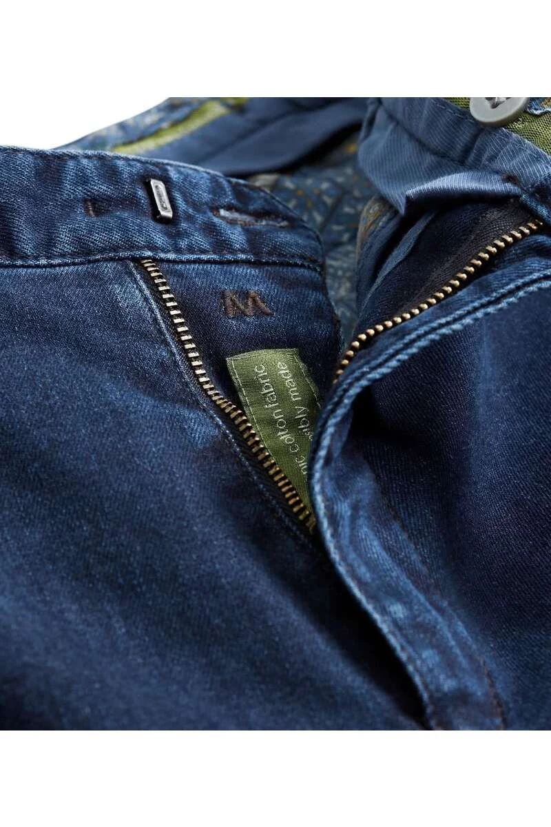 Meyer Modern Fit Herren Jeans Blau 5 Meyer Modern Fit Herren Jeans Blau – Bild 5