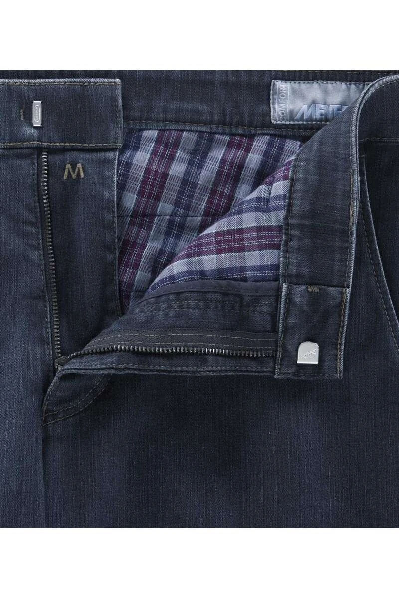 Meyer T400 Regular Fit Herren Jeans Blau 5 Meyer T400 Regular Fit Herren Jeans Blau – Bild 5
