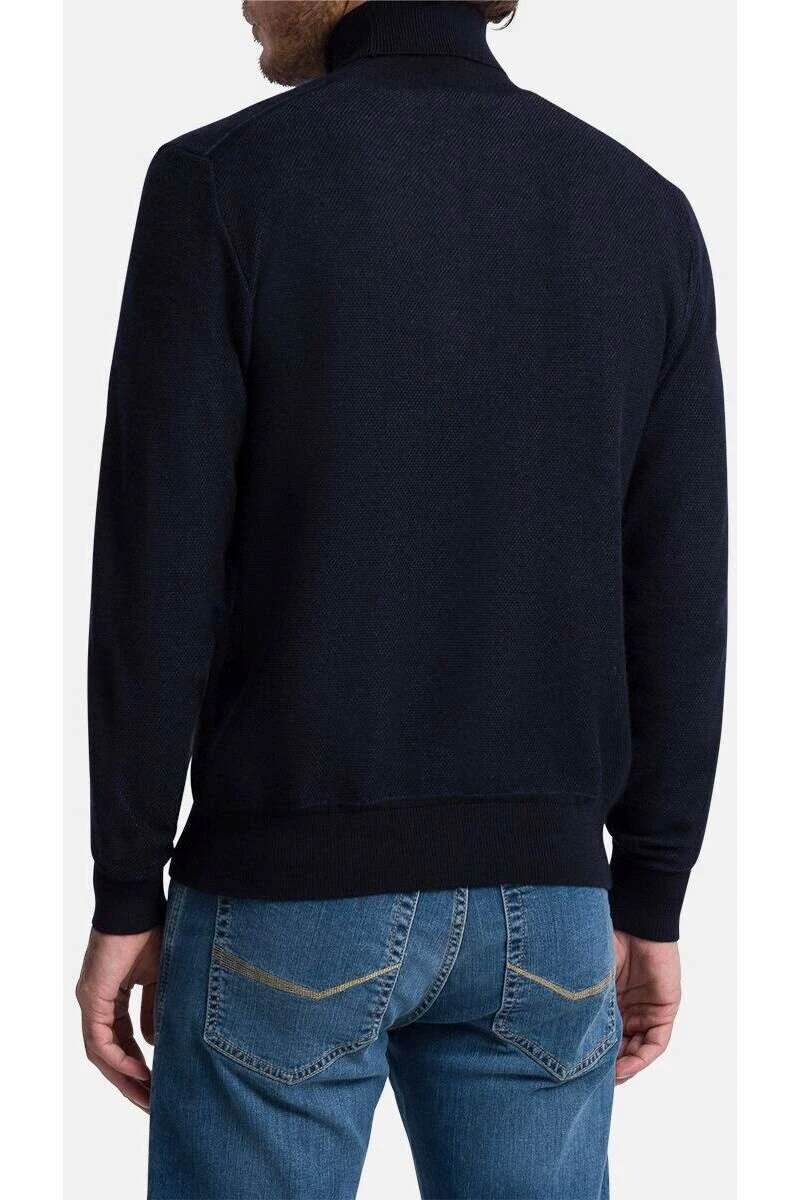 Pierre Cardin Modern Fit Herren Rollkragenpullover Marine 2 Pierre Cardin Modern Fit Herren Rollkragenpullover Marine – Bild 2
