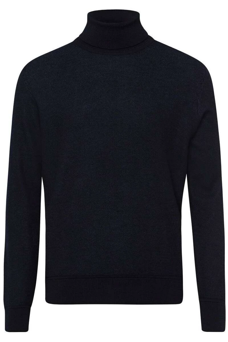 Pierre Cardin Modern Fit Herren Rollkragenpullover Marine 5 Pierre Cardin Modern Fit Herren Rollkragenpullover Marine – Bild 5