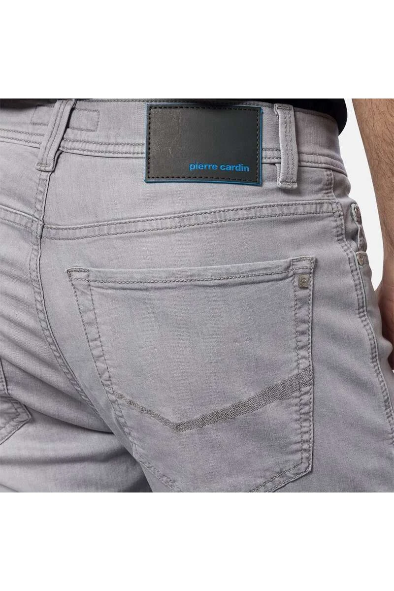 Pierre Cardin Lyon Tapered Fit Five-Pocket Herren Jeans Hellgrau 4 Pierre Cardin Lyon Tapered Fit Five-Pocket Herren Jeans Hellgrau – Bild 4
