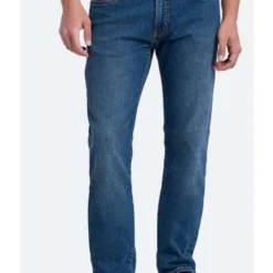 Pierre Cardin Lyon Futureflex Tapered Fit Five-Pocket Herren Jeans Blau