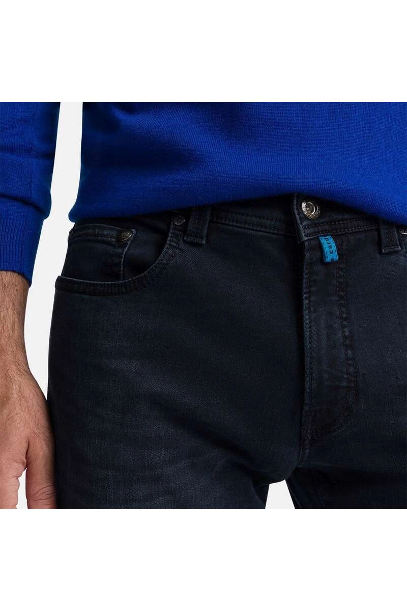 Pierre Cardin Lyon Tapered Fit Five-Pocket Herren Jeans Blau/schwarz 3 Pierre Cardin Lyon Tapered Fit Five-Pocket Herren Jeans Blau/schwarz – Bild 3