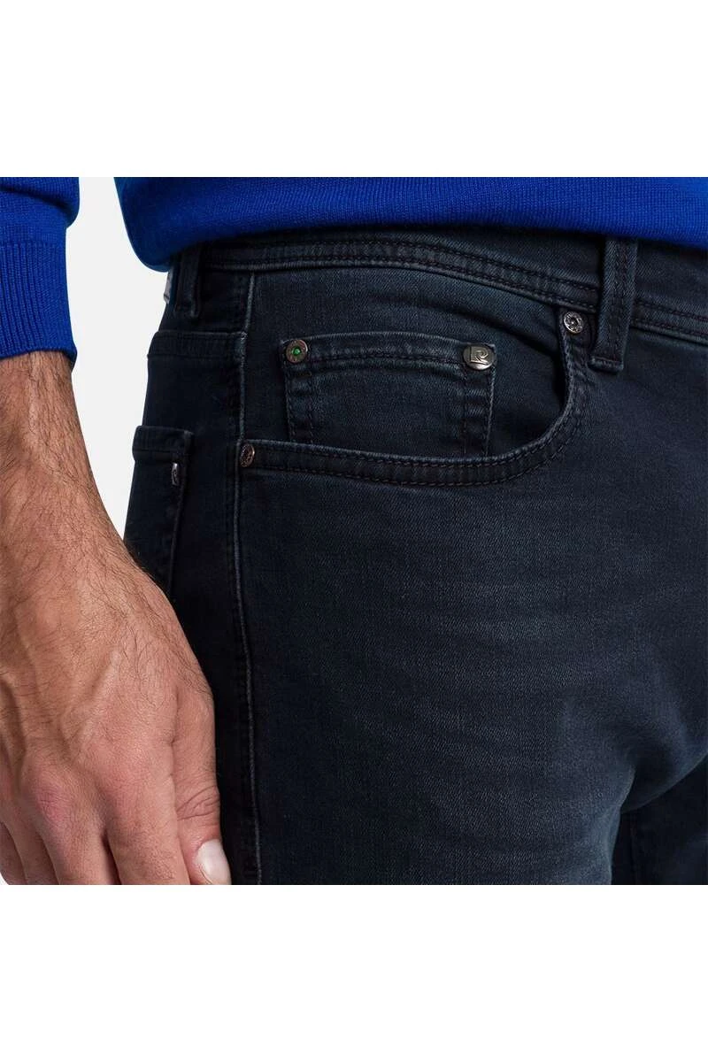 Pierre Cardin Lyon Tapered Fit Five-Pocket Herren Jeans Blau/schwarz 4 Pierre Cardin Lyon Tapered Fit Five-Pocket Herren Jeans Blau/schwarz – Bild 4