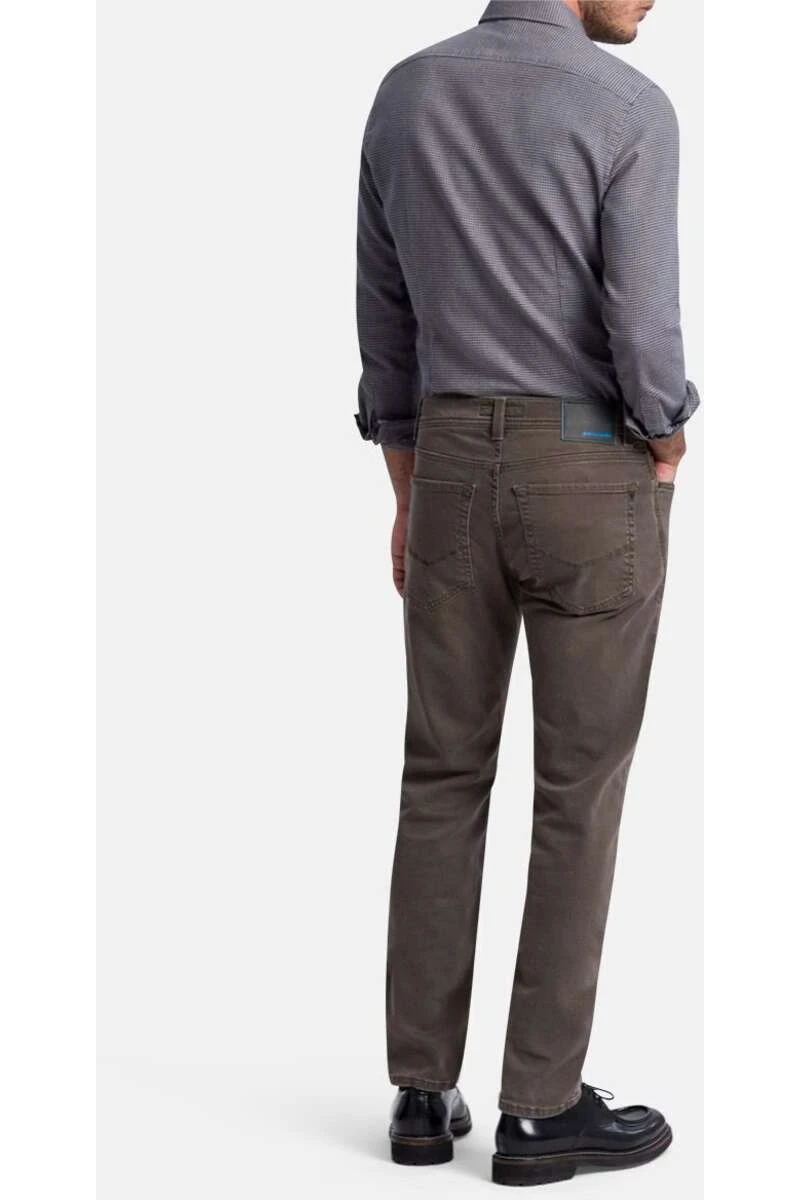 Pierre Cardin Lyon Tapered Fit Five-Pocket Herren Jeans Dunkelbraun 2 Pierre Cardin Lyon Tapered Fit Five-Pocket Herren Jeans Dunkelbraun – Bild 2