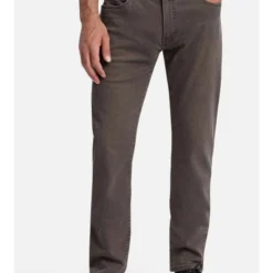 Pierre Cardin Lyon Tapered Fit Five-Pocket Herren Jeans Dunkelbraun