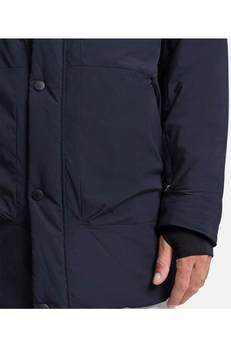 Pierre Cardin Modern Fit Herren Parka Marine 4 Pierre Cardin Modern Fit Herren Parka Marine – Bild 4