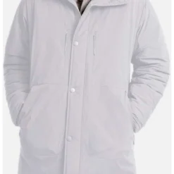 Pierre Cardin Modern Fit Herren Parka  Hellgrau