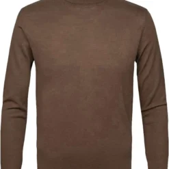 Profuomo Slim Fit Herren Rollkragenpullover Taupe