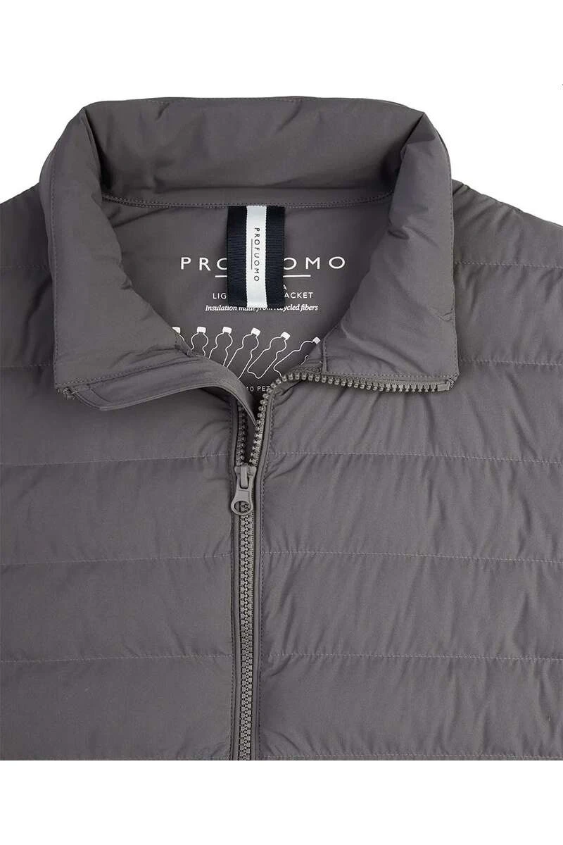 Profuomo Herren Bomberjacke Grau 2 Profuomo Herren Bomberjacke Grau – Bild 2