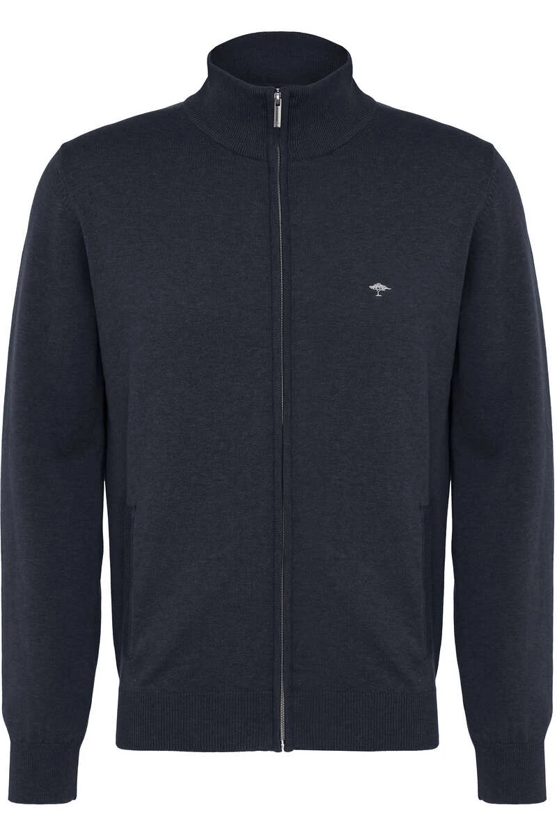 Fynch-Hatton Casual Fit CardiganZip Navy 1 Fynch-Hatton Casual Fit CardiganZip Navy