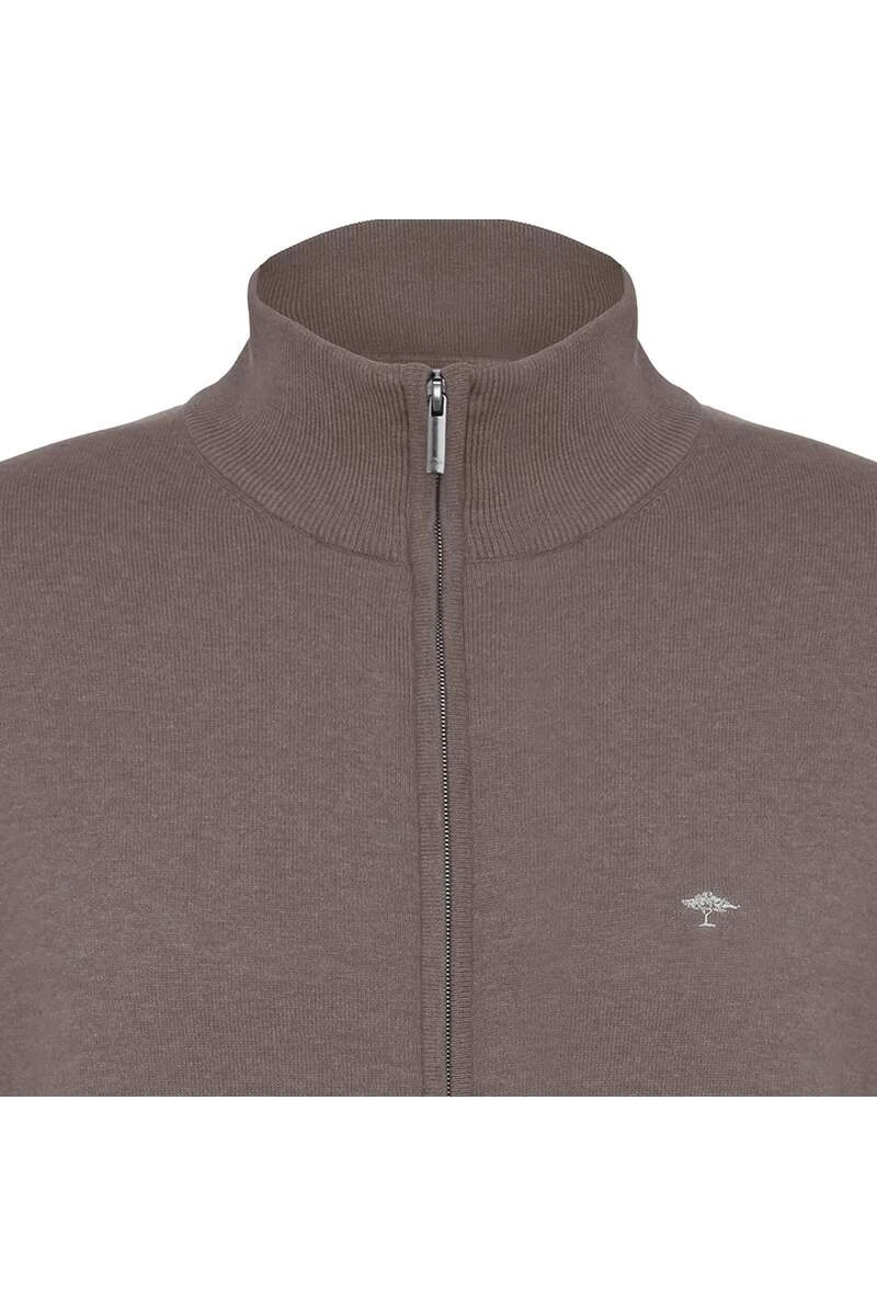 Fynch-Hatton Casual Fit CardiganZip Schlamm 2 Fynch-Hatton Casual Fit CardiganZip Schlamm – Bild 2