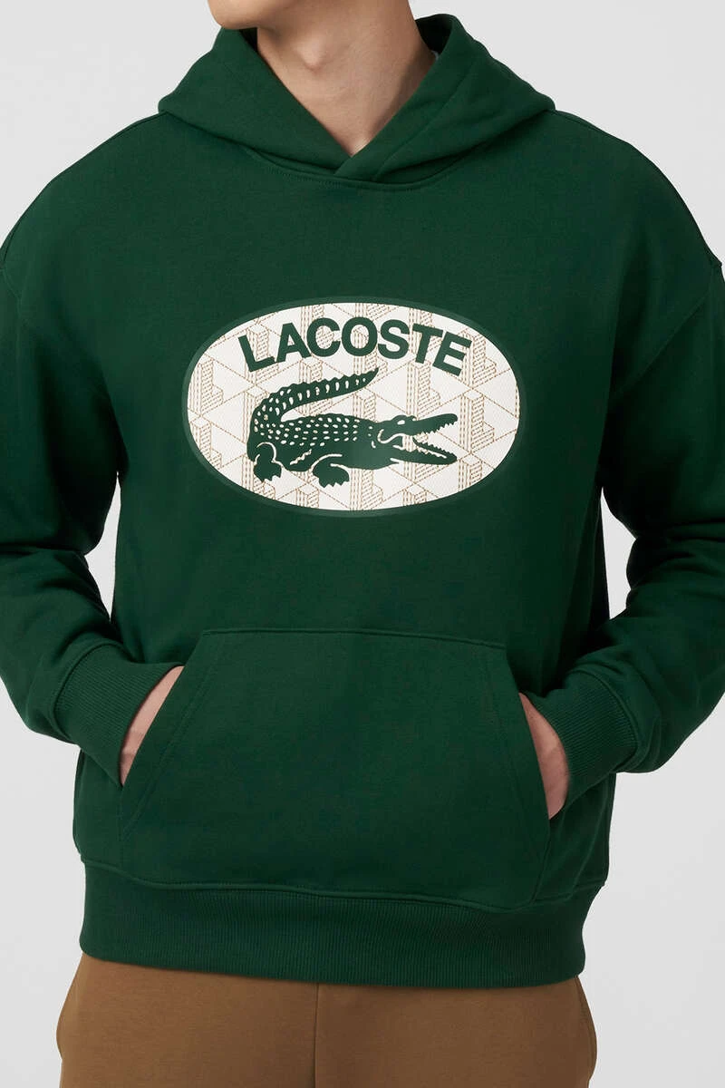 Lacoste Kapuzen Sweatshirtdunkelgrün 3 Lacoste Kapuzen Sweatshirtdunkelgrün – Bild 3