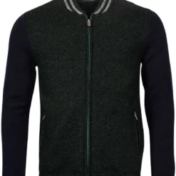 Thomas Maine Tailored Fit CardiganZip Dunkelgrün