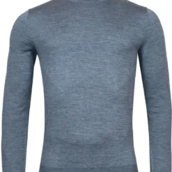 Thomas Maine Tailored Fit Herren Rollkragenpullover Hellblau